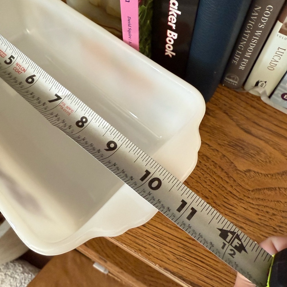 Vintage Anchor Hocking Fire King Gay Fad 1-quart Casserole Bread Loaf Dish - Picture 7 of 9